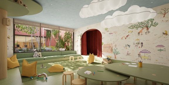 Childrens playroom image