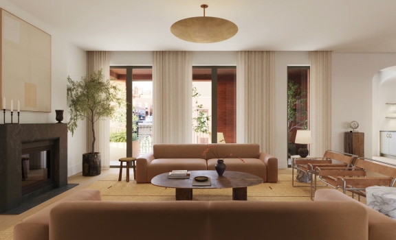 Penthouse living room image